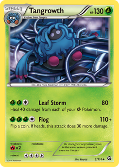 Tangrowth #002/114 Uncommon / Steam Siege
