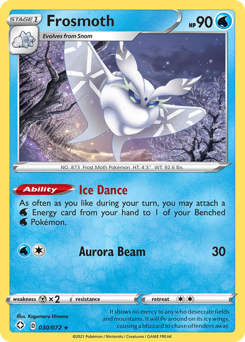 Frosmoth #030/72 Holo Rare (Holofoil) / Shining Fates