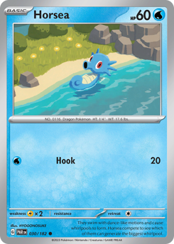 Horsea #030/182 Common (Reverse Holofoil) / Paradox Rift