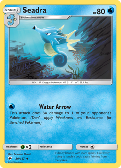 Seadra #030/147 Uncommon / Burning Shadows