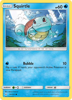 Squirtle #033/214 Common / Unbroken Bonds