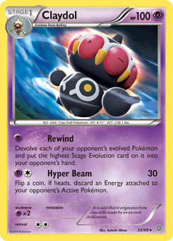 Claydol #33/98 Rare (Reverse Holofoil) / Ancient Origins