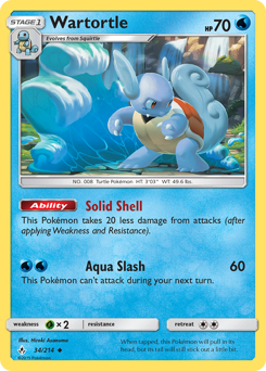 Wartortle #034/214 Uncommon / Unbroken Bonds