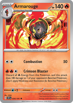 Armarouge #034/191 Uncommon / Surging Sparks