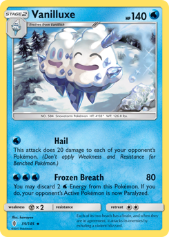 Vanilluxe #035/145 Rare (Reverse Holofoil) / Guardians Rising