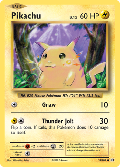 Pikachu #035/108 Common / Evolutions