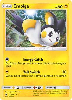 Emolga #035/111 Uncommon / Crimson Invasion