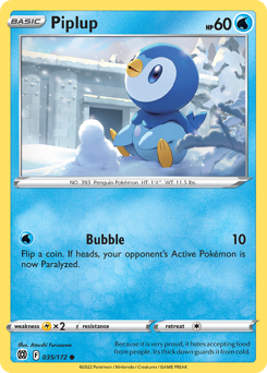 Piplup #035/172 Common / Brilliant Stars