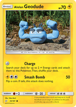 Alolan Geodude #035/181 Common / Team Up