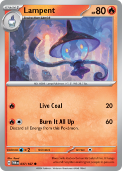 Lampent #037/167 Common / Twilight Masquerade
