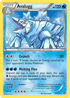 Avalugg #037/114 Rare (Reverse Holofoil) / Steam Siege