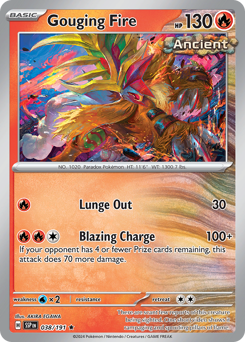 Gouging Fire #038/191 Rare (Holofoil) / Surging Sparks