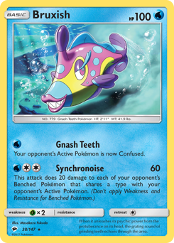Bruxish #038/147 Rare (Reverse Holofoil) / Burning Shadows