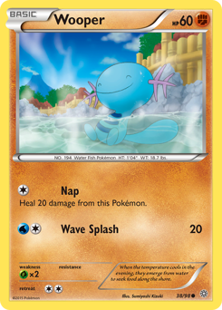 Wooper #38/98 Common (Reverse Holofoil) / Ancient Origins