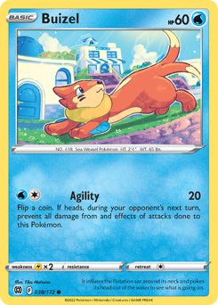 Buizel #038/172 Common / Brilliant Stars