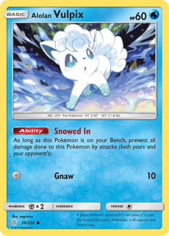 Alolan Vulpix #039/236 Common / Cosmic Eclipse