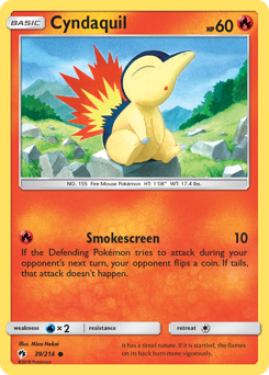 Cyndaquil #039/214 Common / Lost Thunder