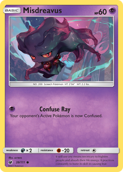 Misdreavus #039/111 Common (Reverse Holofoil) / Crimson Invasion