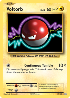 Voltorb #039/108 Common / Evolutions