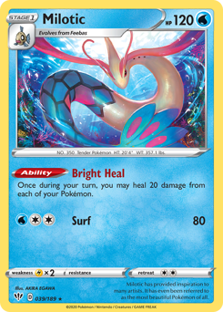 Milotic #039/189 Holo Rare (Holofoil) / Darkness Ablaze