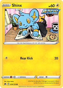 Shinx #039/159 Common (Reverse Holofoil) / Crown Zenith