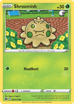 Shroomish #003/172 Common / Brilliant Stars