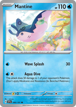 Mantine #040/191 Common / Surging Sparks