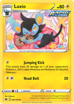 Luxio #042/159 Uncommon / Crown Zenith