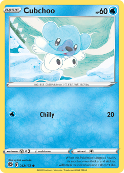 Cubchoo #042/172 Common / Brilliant Stars
