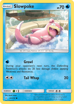 Slowpoke #042/214 Common / Unbroken Bonds
