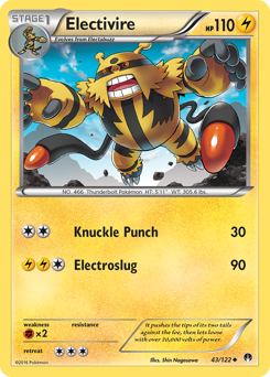 Electivire #043/122 Uncommon / Breakpoint