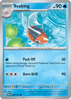 Seaking #045/167 Common (Reverse Holofoil) / Twilight Masquerade