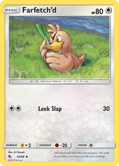 Farfetch'd #45/68 Uncommon (Reverse Holofoil) / Hidden Fates