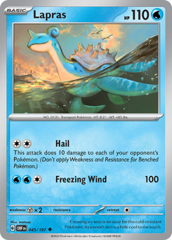 Lapras #045/197 Uncommon / Obsidian Flames