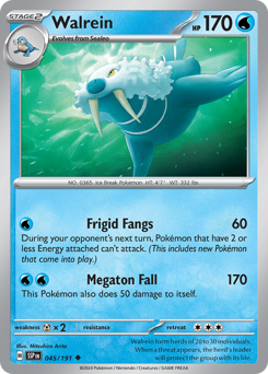 Walrein #045/191 Uncommon / Surging Sparks