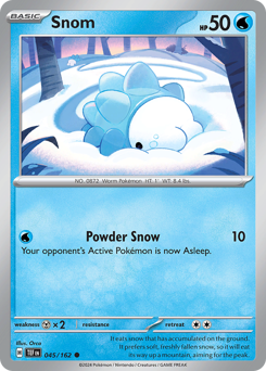 Snom #045/162 Common (Reverse Holofoil) / Temporal Forces