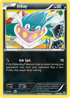Inkay #45/98 Common (Reverse Holofoil) / Ancient Origins