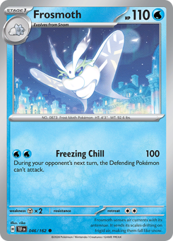 Frosmoth #046/162 Common (Reverse Holofoil) / Temporal Forces