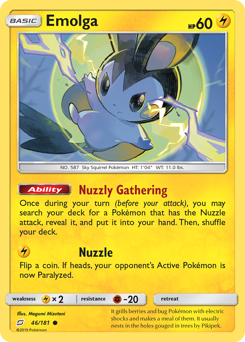 Emolga #046/181 Common / Team Up