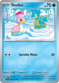 Shellos #046/191 Common (Reverse Holofoil) / Surging Sparks