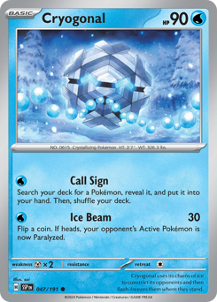 Cryogonal #047/191 Common / Surging Sparks