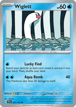 Wiglett #047/162 Common (Reverse Holofoil) / Temporal Forces