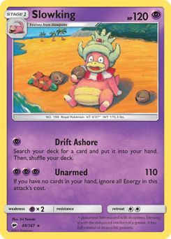 Slowking #048/147 Rare (Reverse Holofoil) / Burning Shadows