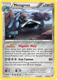 Metagross #50/98 Rare (Normal) / Ancient Origins