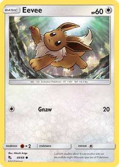 Eevee #49/68 Common / Hidden Fates