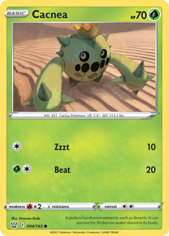 Cacnea #004/163 Common / Battle Styles