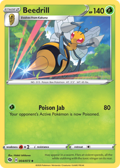 Beedrill #04/73 Uncommon (Reverse Holofoil) / Champion's Path