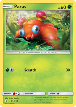 Paras #004/149 Common / Sun & Moon