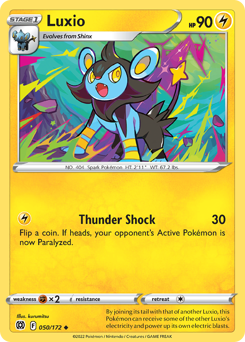 Luxio #050/172 Uncommon / Brilliant Stars