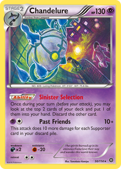 Chandelure #050/114 Holo Rare (Holofoil) / Steam Siege